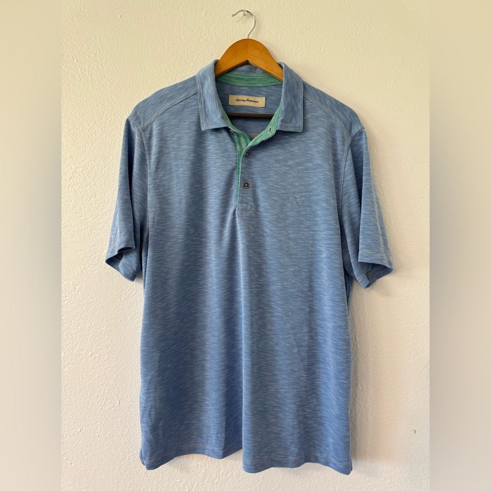 Tommy Bahama Light Blue Polo Shirt